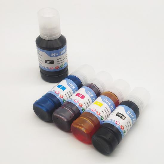 botol refill dakwat epson 105/106 untuk pencetak inkjet lima warna ecotank et-7750 / et-7700 